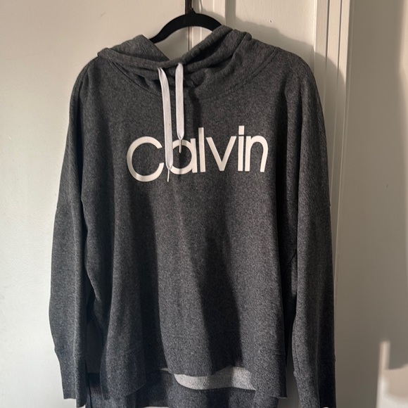 Calvin Klein Sweaters - Calvin Klein Gray Hoodie Sweater